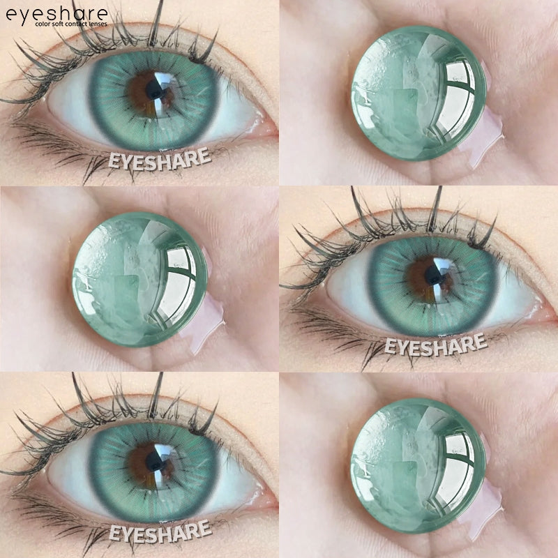 Eyeshare Softlens Lensa Kontak Mata Putih Cosplay Halloween Softlen Putih