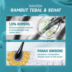 ERHAIR HairGrow Protection Serum 7x8 ml with 1.5% Kopexil - Serum Panax Ginseng Mengurangi Rontok | Serum penumbuh rambut | Menjaga Kesehatan Kulit Kepala dan Menguatkan Akar