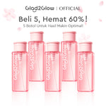 [Hemat 5PCS]Glad2Glow Micellar Water 300ml cleansing oil cleansing balm micellar centella salycilic acid remover pembersih double cleansing pembersih make up make up remove cleanface facial wash Menghilangkan jerawat Penghapus riasan g2glow official store