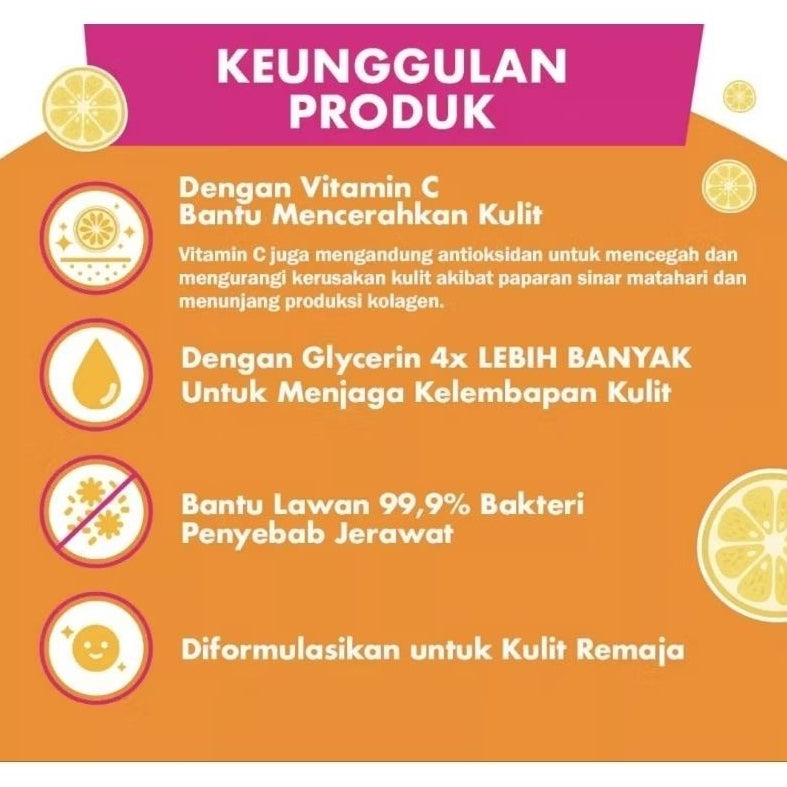 Clean & Clear Pembersih Wajah Vitamin C 100 ml