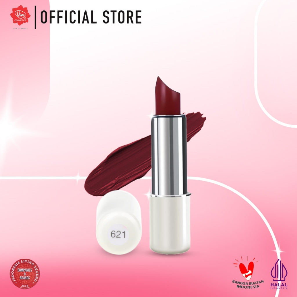 Red-A Lipstick with VIT E, Shea Butter, Avocado Oil & Squalane; no: 621 - 651 (3gr)