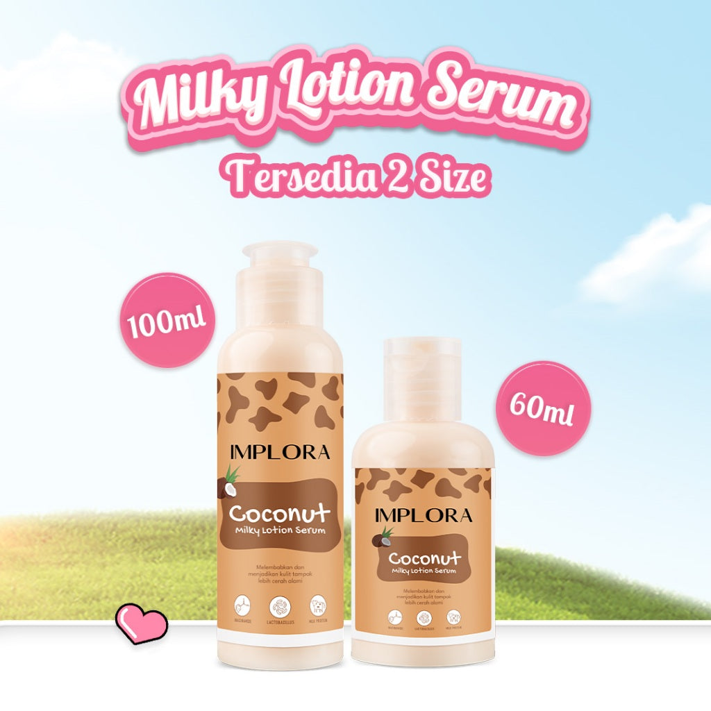 Implora Milky Lotion Serum | Lotion Niacinamide | Mencerahkan