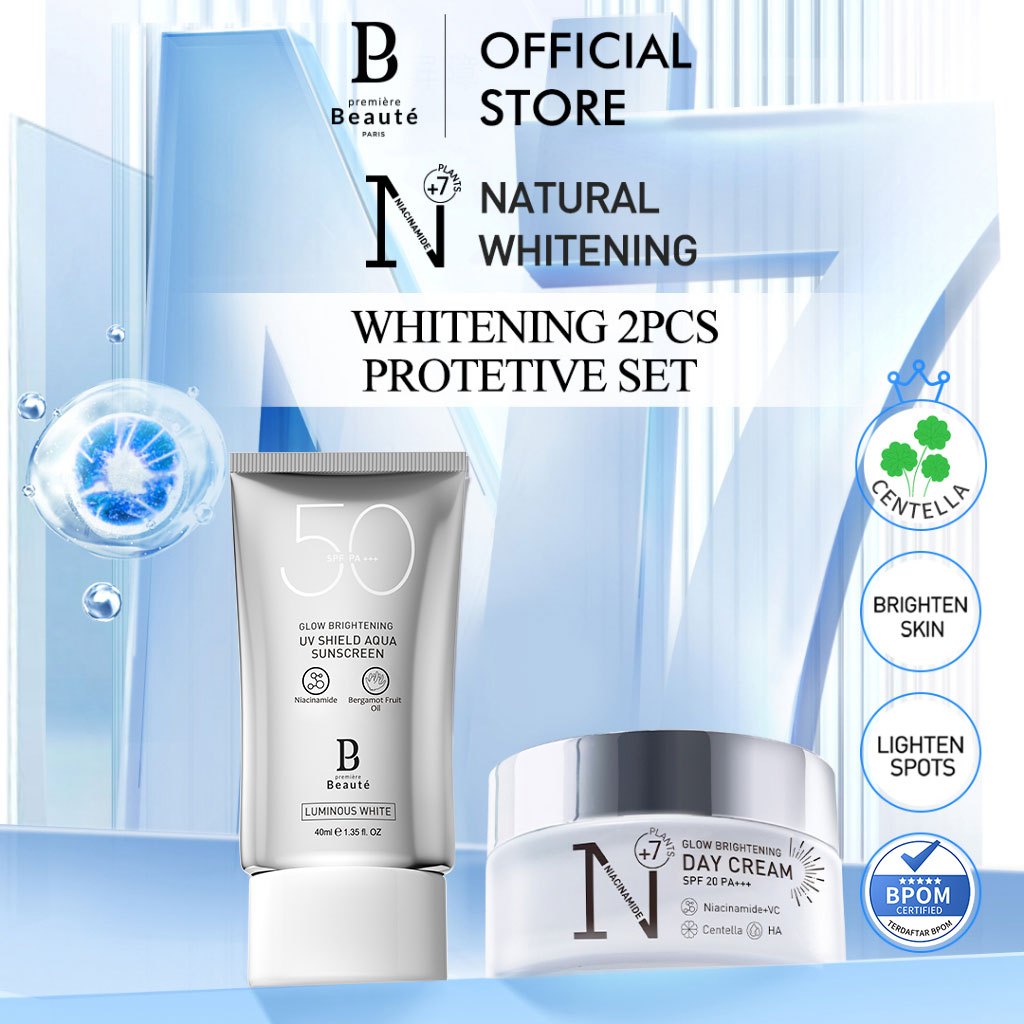 [CAMPAIGN] PREMIERE BEAUTE [Whitening 2pcs]Luminous White Skincare Series Skincare Package Set Brightening BPOM