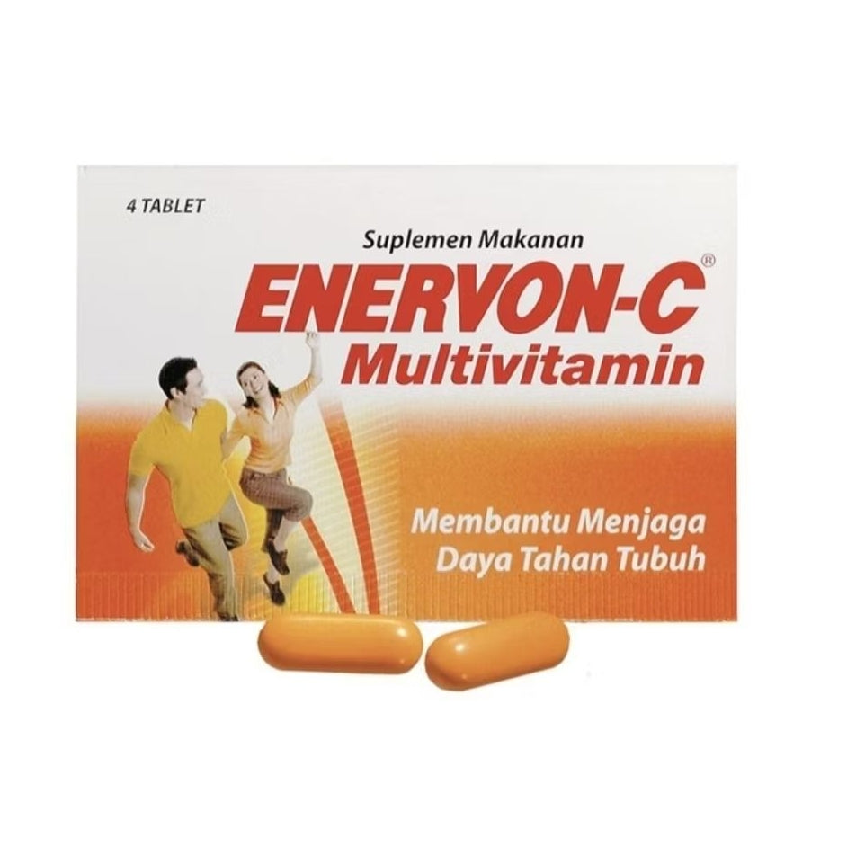 Enervon-C Multivitamin Suplemen Daya Tahan Tubuh 4 Tablet