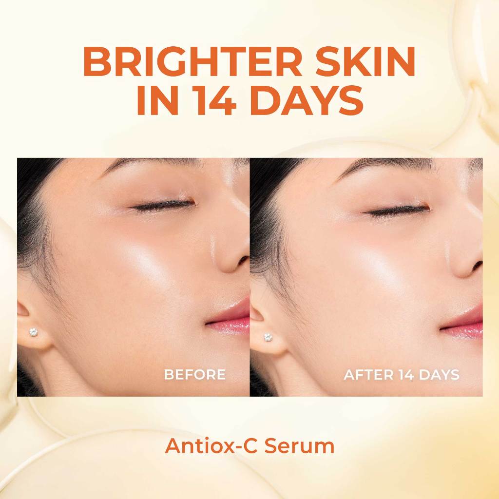 ELFORMULA Antiox-C Serum 15% Pure Vitamin C  - Antioksidan Skin Brightening Anti Penuaan Dini Anti Aging Mencerahkan Dalam Waktu 14 Hari Vitamin-C Serum Whitening Brightening