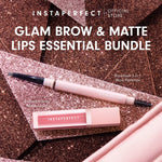 Instaperfect Glam Brow & Matte Lips Essentials Bundle (Browflash 3-in-1 Brow Perfector + Everlast Intense Matte Liquid)
