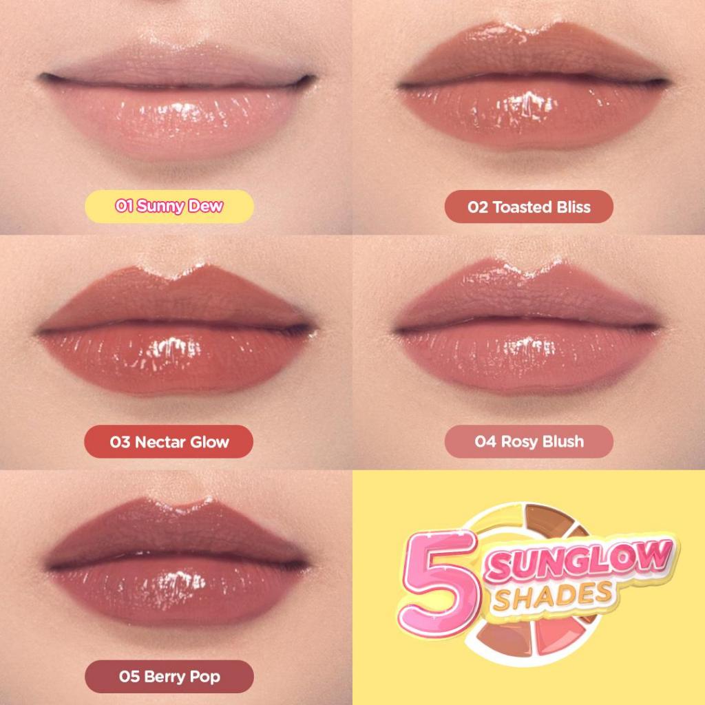 Azarine ⁠Ready, Set, Glow to School! Glowkiss Sunscreen Lip Balm 3gr Pelembab Bibir SPF 35 PA +++ dengan Ceramide, Peptide, Vitamin C Membantu Mencerahkan Menghidrasi dan Melindungi Bibir dari Sinar UV