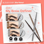 Azarine Study-Glow Essentials Oh! My Brow Definer + Chic to Cheek Blush 02 Mango Tango