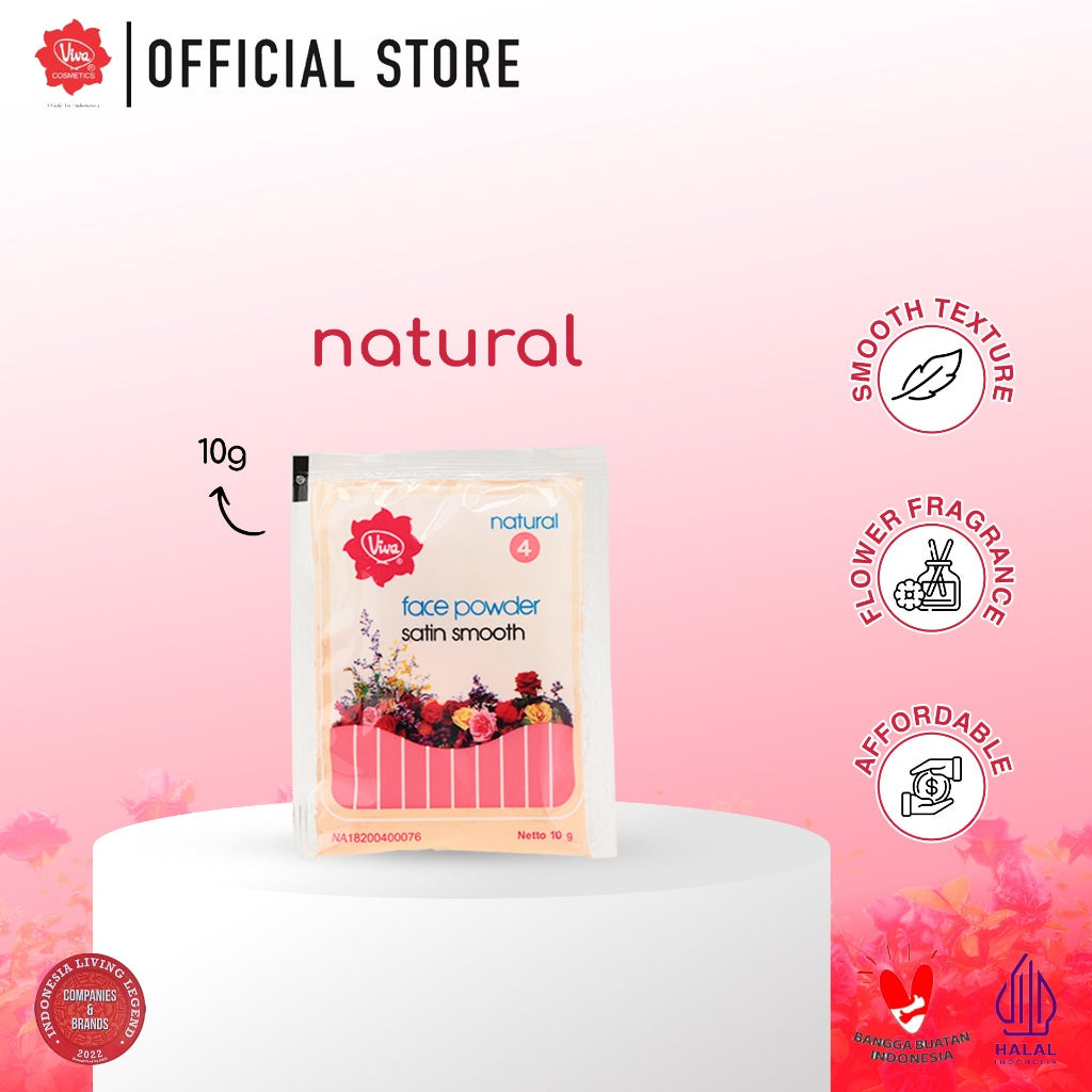 Viva Bedak Zak Supermini Natural (Refill - Face Powder) - 10gr
