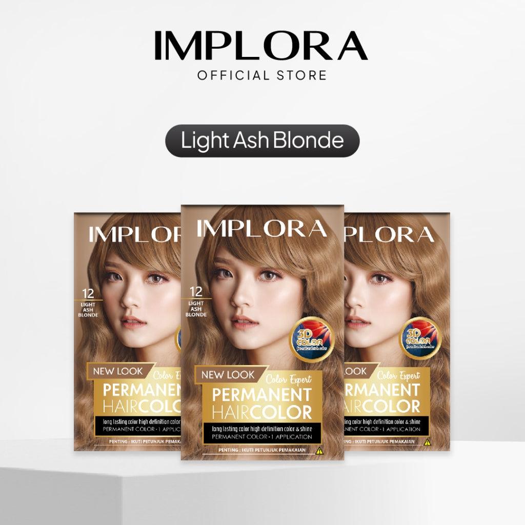 [3 PCS] Implora Permanent Hair Color