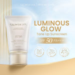 Glowsicha Bundle 2in1 Tone Up Sunscreen + Bright Day Cream - Paket Lengkap Krim Mencerahkan dan proteksi sinar UV SPF 50 PA+++