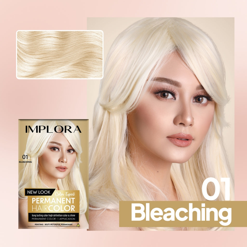 Implora New Permanent Hair Color | Pewarna Rambut Black Brown Burgundy