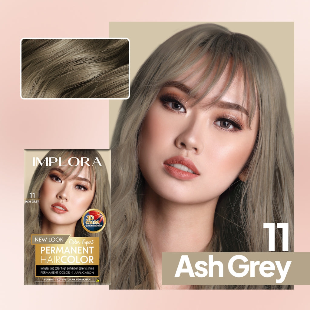 Implora New Permanent Hair Color | Pewarna Rambut Black Brown Burgundy