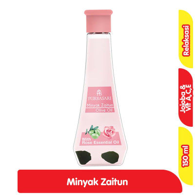 Purbasari Minyak Zaitun 150 ml Efek Relaksasi / Purbasari Minyak Zaitun Mawar 150 ml