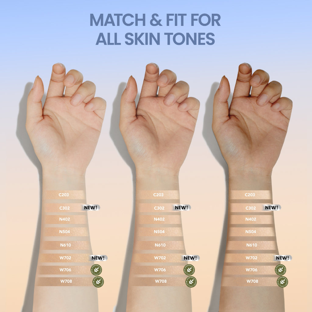 [NEW & UPGRADE] YOU Cloud Touch 3% Niacinamide Brightening Skin Tint For ALL Skin Sensitive Skin Perfect Coverage Liquid Foundation Serum Tint 24h Matte Oil Control SPF 50 No Oxidation