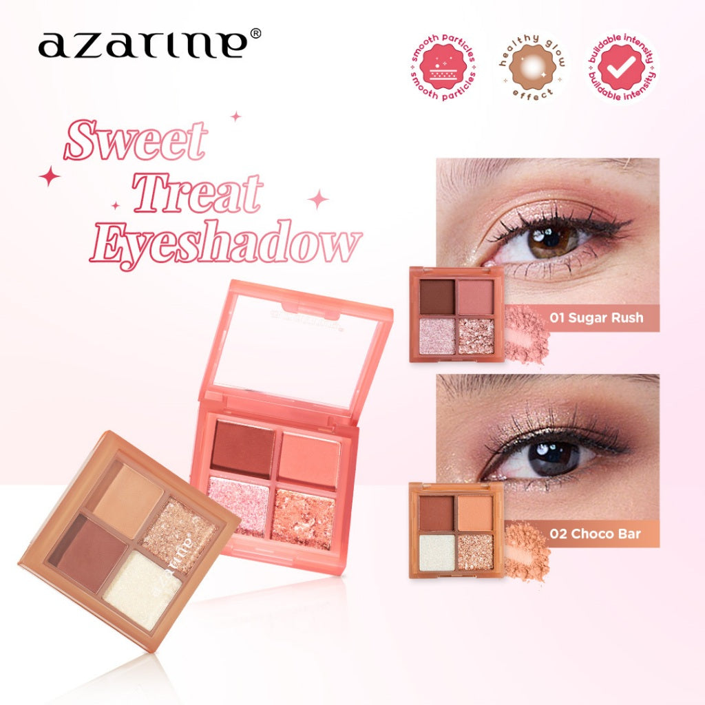 Azarine Sweet Treats Eyeshadow - 01. Sugar Rush [5.5 gr]