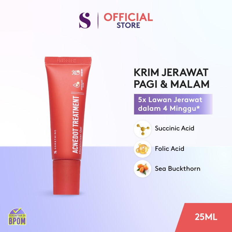 SOMETHINC - Calming & Gel Moisturizer Series | Calm Down/Ceramic Skin Saviour/Supple Power Hyaluronic9+Onsen/ACNEDOT Treatment |  Pelembap untuk Kulit Sensitif Kemerahan Normal Meredakan Kemerahan Memperkuat Skin Barrier Non comedogenic Menghidrasi