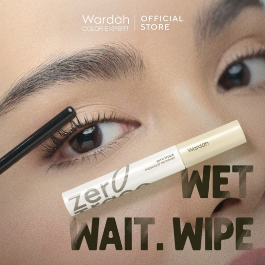 [MASCARA REMOVER BERSIH TANPA SISA] NEW! WARDAH Zero Trace Mascara Remover - Effortless Lash-Cleansing Lash-Nourishing Oils Gentle Formula Remover Mascara - Make Up Remover - Maskara - Pembersih Bulu Mata Tanpa Rontok - Pembersih Makeup Wajah - Eye Makeup