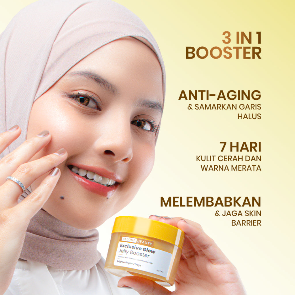[HOT SALE] Cleora Exclusive Glow Jelly Booster Moisturizer – Skincare Wajah Wanita Pria Whitening Mencerahkan Melembabkan Mengatasi Muka Kusam Memperbaiki Skin Barrier Anti Aging Brightening Mosturizer Day Cream Scincare Dark Spot Facial Calming Day Night
