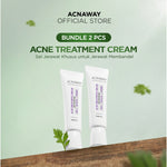 ACNAWAY Acne Treatment Cream - Krim Totol Jerawat Membandel Niacinamide Obat Jerawat Bruntusan Acne Spot Cream Untuk Mengeringkan Jerawat Meradang Anti Komedo Anti Bakteri Salep Jerawat Acne Care Menghilangkan Bekas Jerawat Acne Gel Sulfur Salicylic Acid