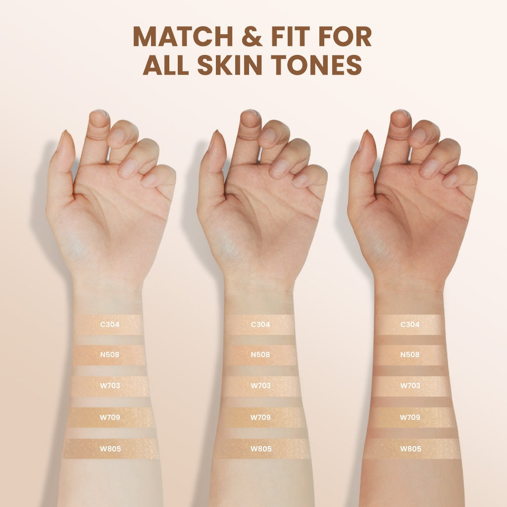 [NEW UPGRADE] YOU NoutriWear+ Perfect Cover Liquid Velvet Liquid Foundation Foundation Dengan Sunscreen High Coverage SPF 35 Velvet Matte Finish