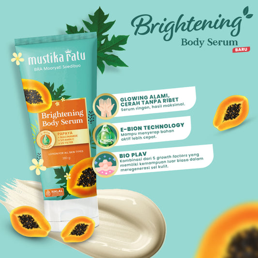 Mustika Ratu Brightening Papaya Body Serum 200ml