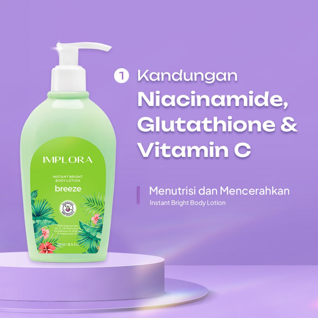 Implora Instant Bright Body Lotion | Lotion Perawatan Tubuh