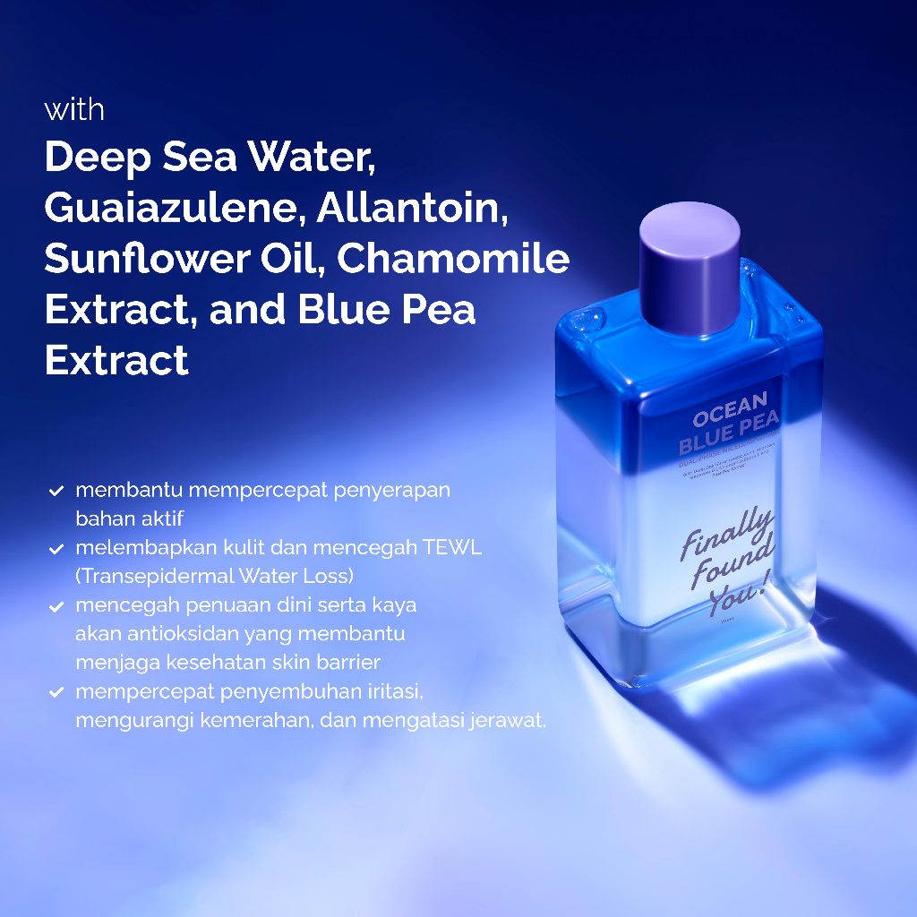 Finally Found You! Ocean Blue Pea Dual-Phase Micellar Water 100ml