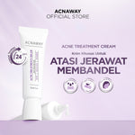 ACNAWAY Acne Treatment Cream - Krim Totol Jerawat Membandel Niacinamide Obat Jerawat Bruntusan Acne Spot Cream Untuk Mengeringkan Jerawat Meradang Anti Komedo Anti Bakteri Salep Jerawat Acne Care Menghilangkan Bekas Jerawat Acne Gel Sulfur Salicylic Acid