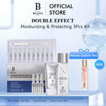 PREMIERE BEAUTE Brightening Moisturizing Niacinamide Whitening Double Effect Whitening & Protecting 3Pcs Kit  Ampoule /Sunscreen/toner/creasm