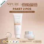 2 PCS - NPURE Bundle Facial Wash + Moisturizer Full size / Paket Kecantikan / Rangkaian Skincare / Brightening Skin / Acne Skin
