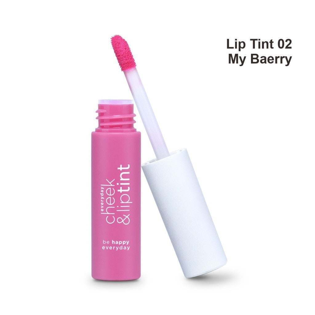 Wardah Cheek & Lip Tint - dengan formula ringan dan aroma fruity yang menyegarkan