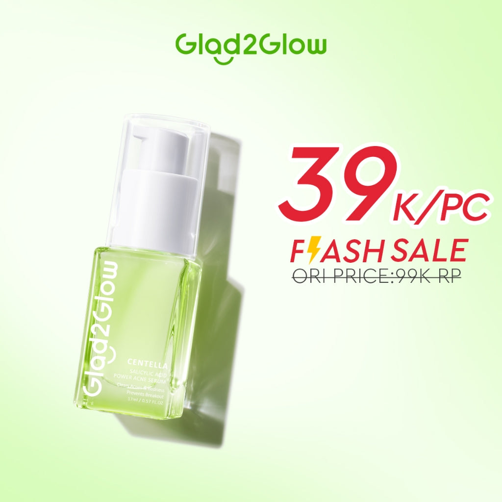 Glad2Glow Serum Series Peeling Serum Exfoliating Serum Bright Serum Glad2Glow Serum Mencerahkan Wajah Serum Pemutih Wajah Serum Retinol Serum Dark Spot Serum Acne Spot Serum Jerawat Glowing Serum Whitening Serum Brightening Serum Glow G2G Serum Niacinamid