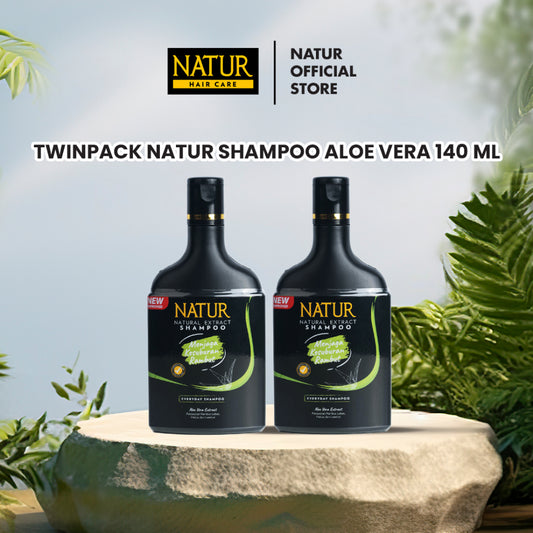 Twinpack Natur Shampoo 140 ml - Paket Shampoo 2 pcs