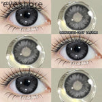Eyeshare Softlens Cosplay Red 14.5mm 1Pasang Big Eyes Halloween Colored Contact Lenses