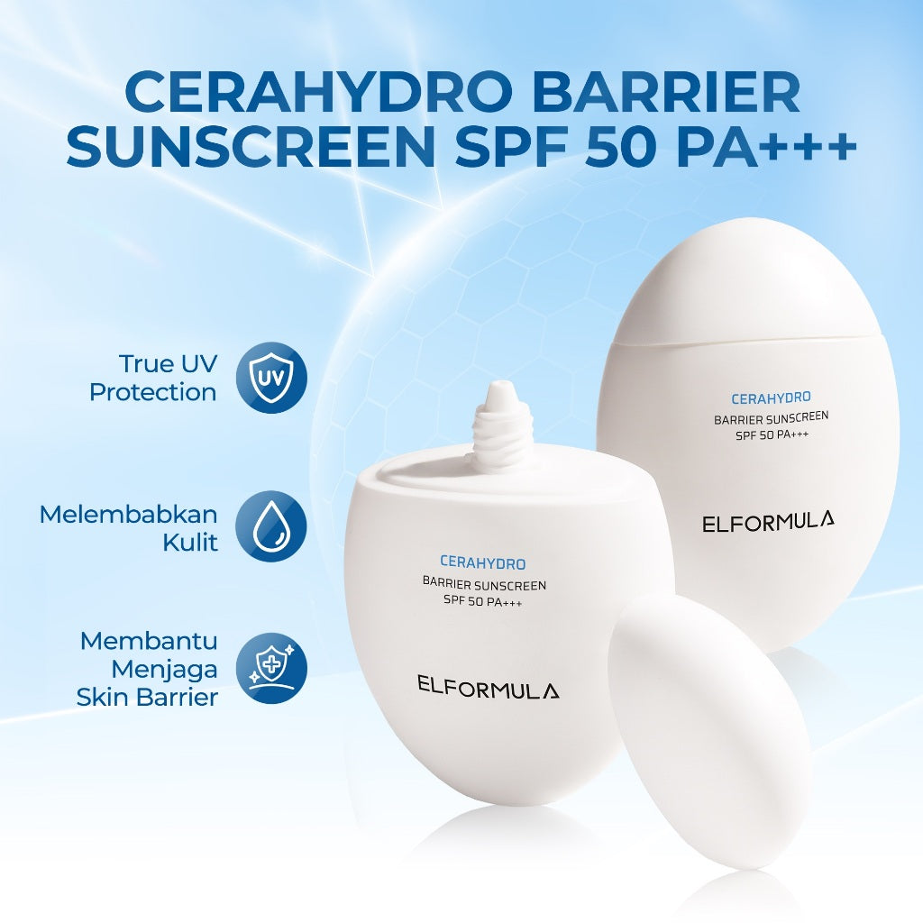 ELFORMULA Bundle 2in1 - Intensive Peeling Solution + CeraHydro Barrier Repair Sunscreen SPF 50+++