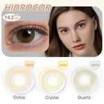 [0.00 s/d -8.00]Softlens Minus Queen Amber Lensa Kontak Warna DIA14.2MM Hidrocor Soflen 1Pasang 6Bulan