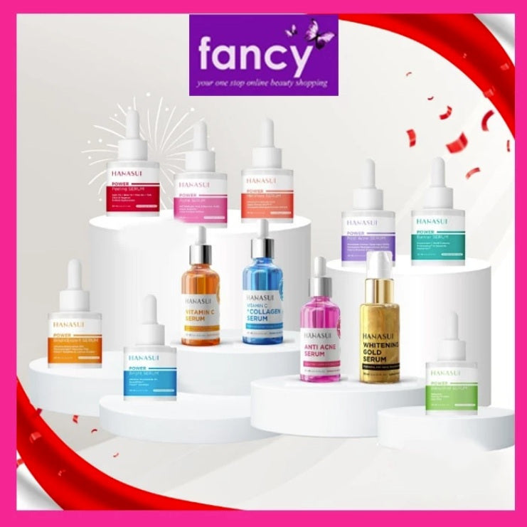 HANASUI Serum Renew Gold Whitening / Vitamin C / Vitamin C+Collagen / Anti-Acne BPOM / PEELING / BRIGHTEXPERT / Advance Retinol