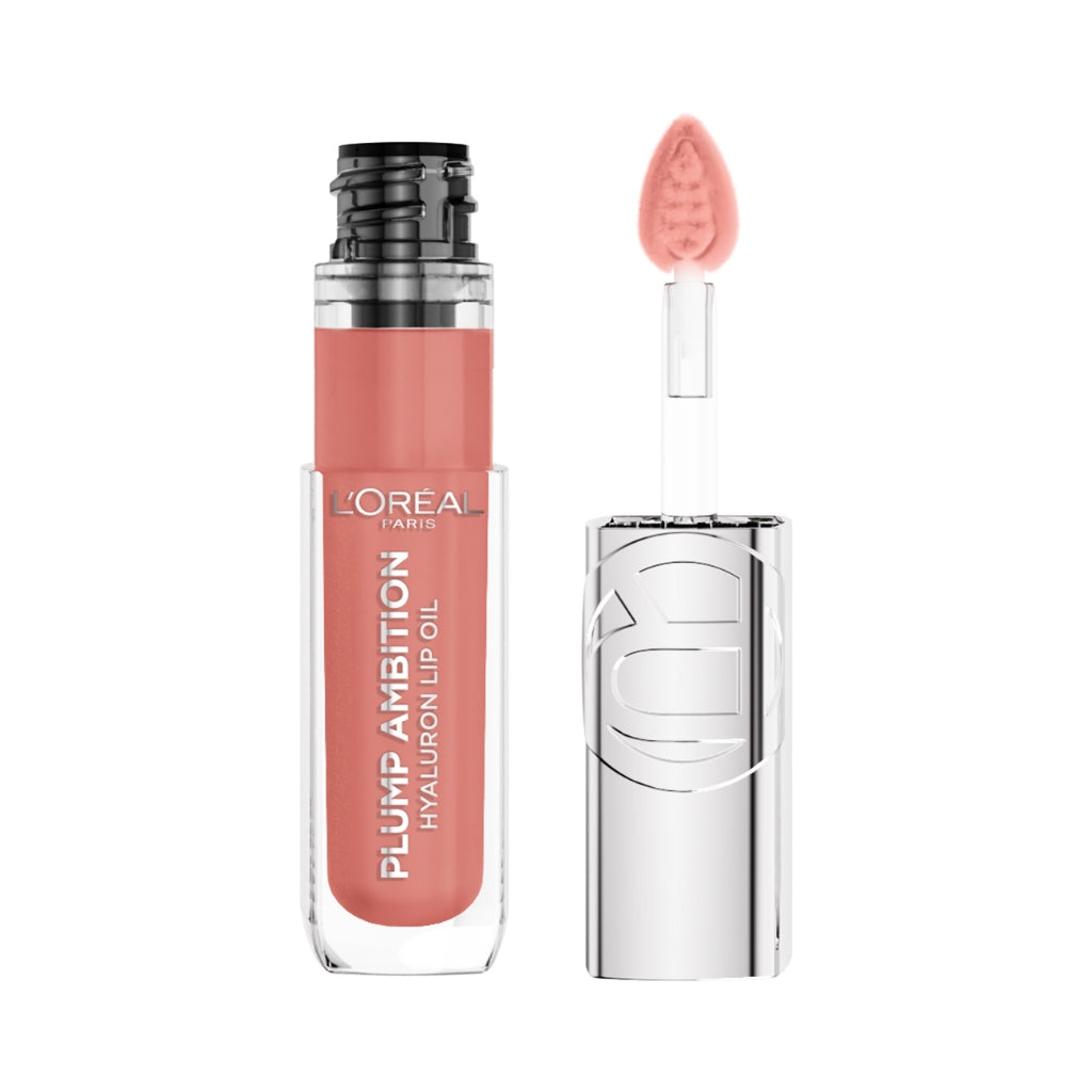 [BARU] L'Oreal Paris Plump Ambition Lip Oil - Instant Plump Hyaluronic Acid & Tripeptide Tahan Hingga 24 Jam, Bibir Plumpy & Lembab, Tidak Lengket | Lip Gloss Lip Plump