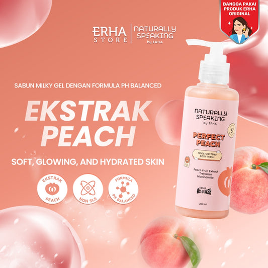 Naturally Speaking Perfect Peach Moisturizing Body Wash 200ml