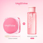 Glad2Glow Perfect Blur&Cover Loose Powder oil control Finishing Kontrol Minyak Tahan Lama Anti Luntur Halus Sempurna & Cover Tinggi bedak padat bedak tabur two way cake cushion foundation setting spray make up g2g glad2glow official store