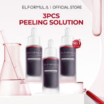 ELFORMULA Intensive Peeling Solution - Peeling Serum Dark Spot Glass Skin Eksfoliasi Wajah Mengangkat Sel Kulit Mati AHA BHA PHA Glowing Smooth Skin Mencerahkan Kulit Halus Blackhead Brightening Whitening Exfoliasi Exfoliating
