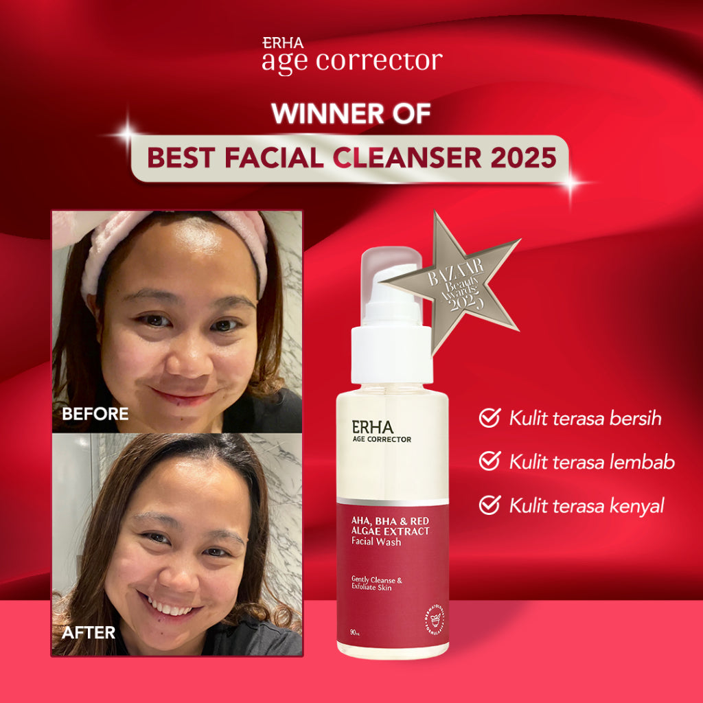 Erha Age Corrector Well - Aging Basic Skincare Peptides Serum & Facial Wash