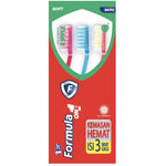 Formula Sikat Gigi Silver Protector Soft Isi 3 pcs
