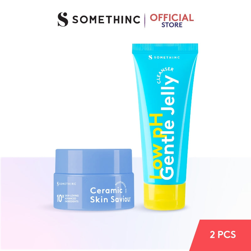SOMETHINC CERAMIC SKIN Saviour Moisturizer Gel - Cocok untuk Acne dan Kulit Sensitif, Moisturizer Non comedogenic, Melembapkan , Mengurangi kemerahan. Pelembab kulit tidak menyumbat pori