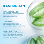[ ] Cleora 3 Minutes Exfoliating Peeling Gel - Face Scrub Exfoliasi Wajah With AHA BHA PHA Untuk Wanita Pria Membantu Mengangkat Sel Kulit Mati Kotoran Skincare Niacinamide Eksfoliasi Muka Brightening Scincare Mencerahkan Komedo Acne Day Night