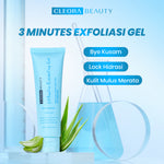 [ ] Cleora 3 Minutes Exfoliating Peeling Gel - Face Scrub Exfoliasi Wajah With AHA BHA PHA Untuk Wanita Pria Membantu Mengangkat Sel Kulit Mati Kotoran Skincare Niacinamide Eksfoliasi Muka Brightening Scincare Mencerahkan Komedo Acne Day Night