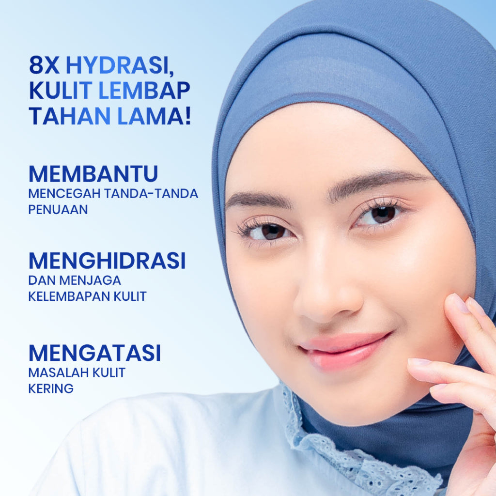 [2IN1 SUPER HEMAT] Cleora Glow & Repair - Skincare 8X Hyalu Moisturizer & 3 Minutes Exfoliating Gel With AHA BHA PHA Brightening Whitening Mencerahkan Mengangkat Sel Kulit Mati SkinBarrier Melembabkan Eksfoliasi Exfoliasi Scrub Wajah Wanita Acne Day Cream
