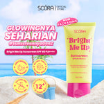 [Hero] SCORA Bright Me Up Sunscreen 40 gr Sunblock Mencerahkan Melindungi UV Menyerap Cepat Glowing Sepanjang Hari