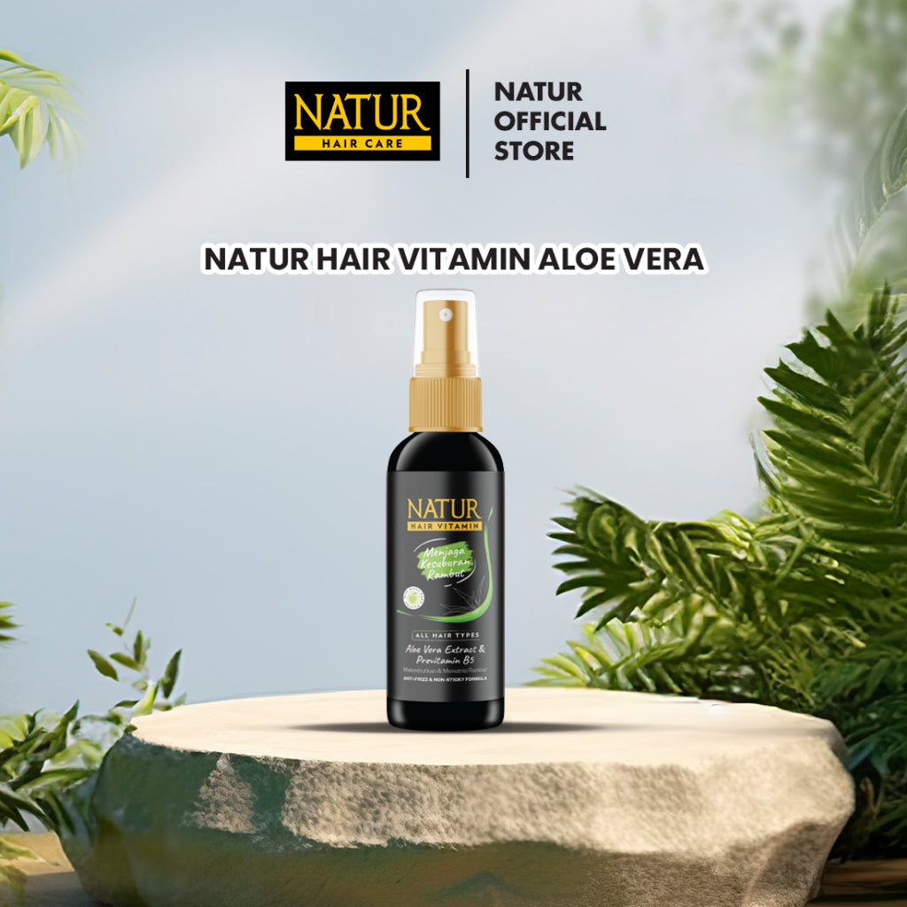 Triple Natur Hair Vitamin Aloevera 80 ml - Paket Vitamin Rambut Menebalkan 3pcs